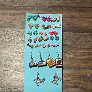 Set of gently used Claire’s earrings